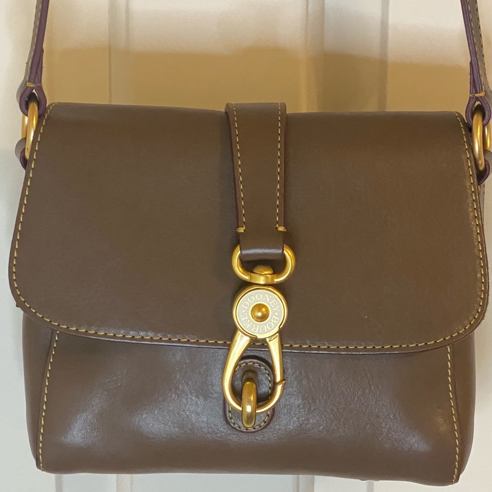 Dooney & Bourke Ashley Florentine Vacchetta Leather Crossbody